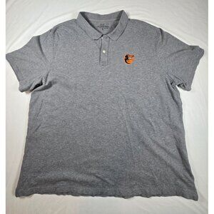 Baltimore Orioles Vineyard Vines Polo Shirt Men’s XL Gray Orange Bird Logo MLB